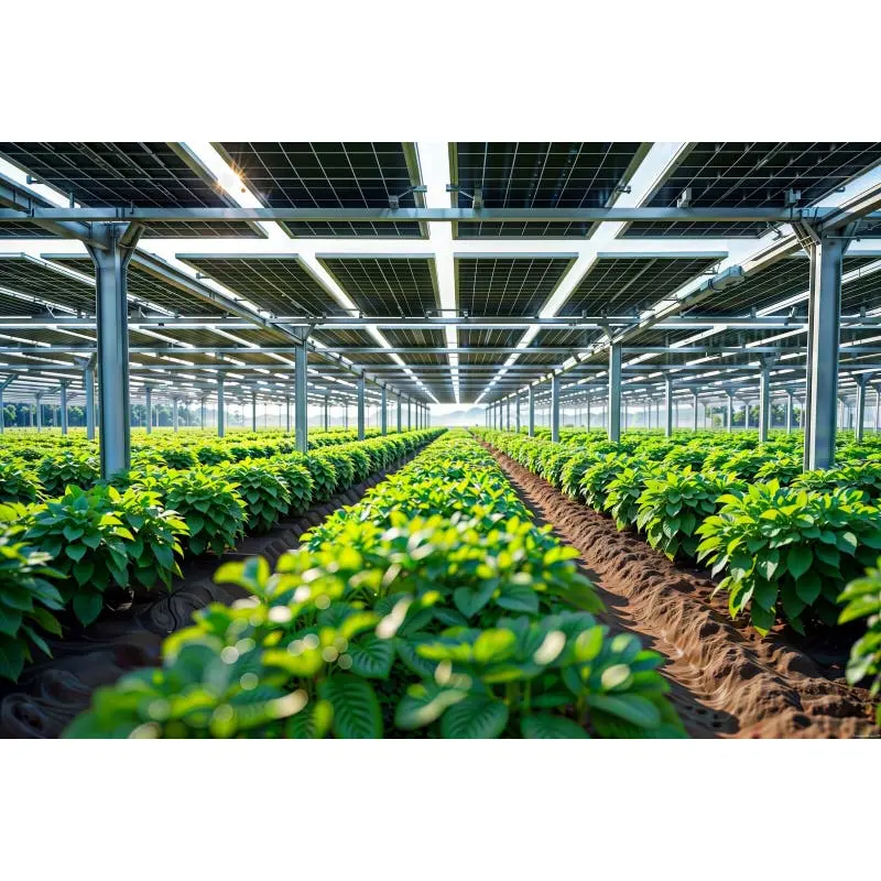 Sistem de seră solară agrovoltaică