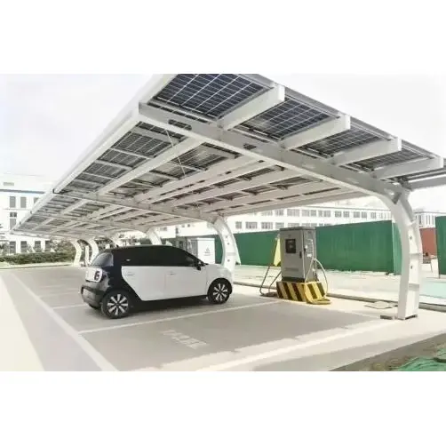 Carport solar cantilever
