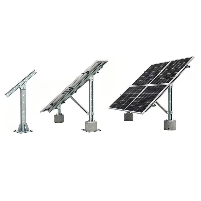 Sistem de montaj solar montat la sol